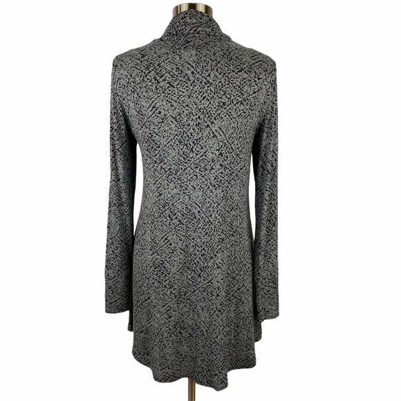 CUDDL DUDS Black & Grey Cowl Neck Tunic M - Picture 4 of 8